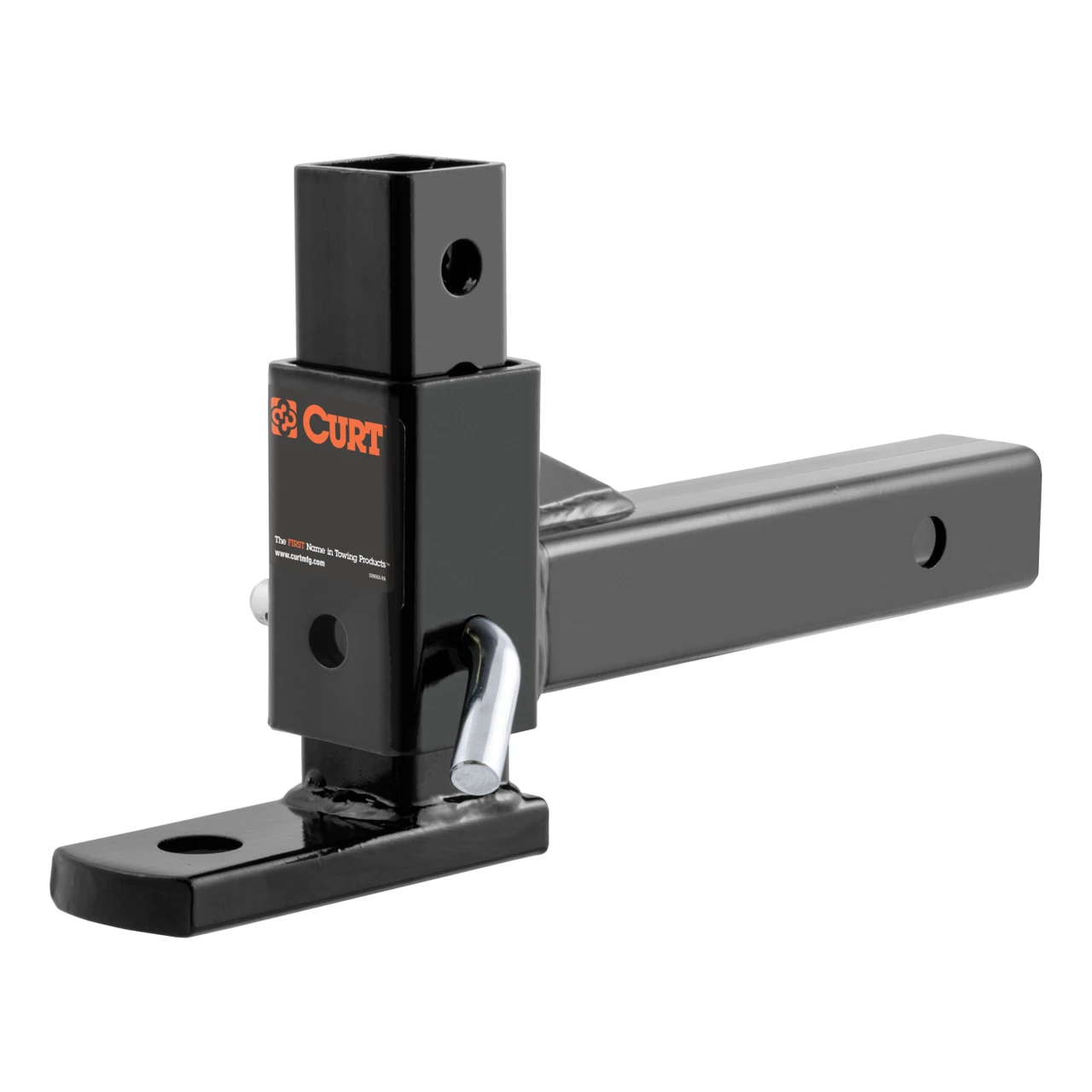 CURT Adjustable Ball Mount (2" Shank, 1" Ball Hole) Trailer Hitch Ball Mount