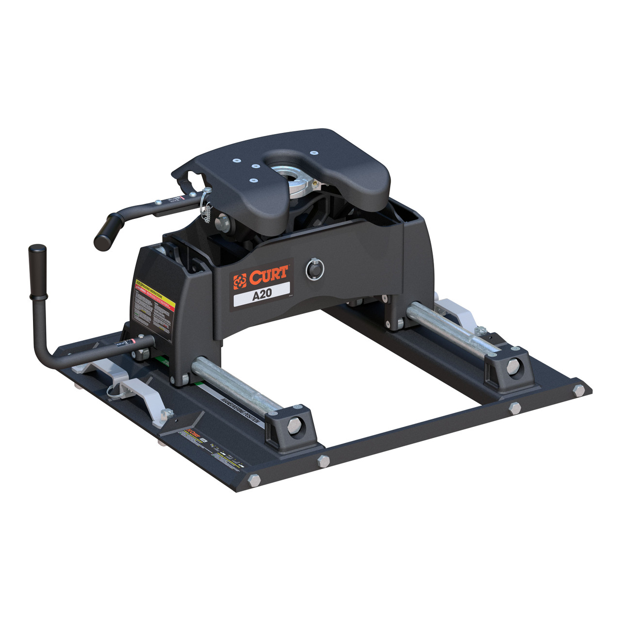 CURT 20K, A20 Sliding 5th Wheel Hitch, Select Ford F250, F350, F450, 6.75' Bed Puck System 