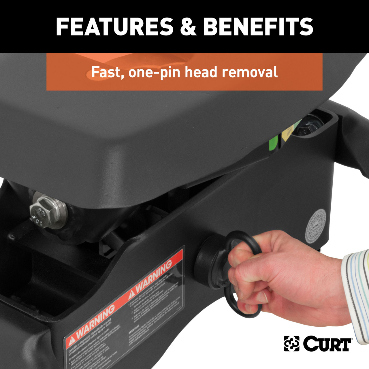 CURT 16K, 16K, A16 5th Wheel Hitch with Rails