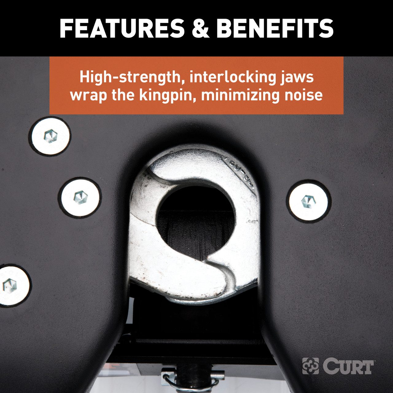 20K Puck System 11-23 Ford F250/ 350/ 450 (Super Duty) 20K, A20 CURT  5th Wheel Hitch 8' Bed Puck System