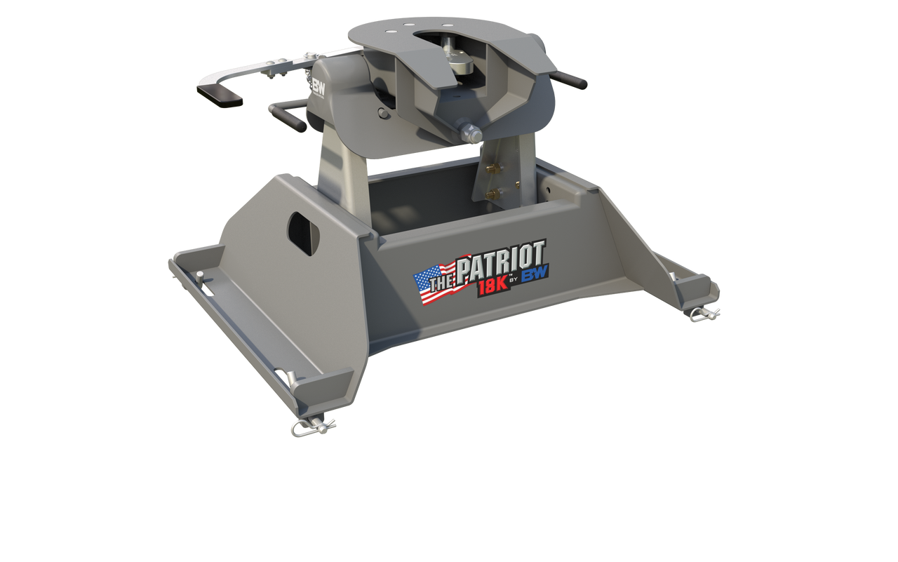 B&W Patriot 20K 5th Wheel Hitch Base Mounts to Rails RVK3255