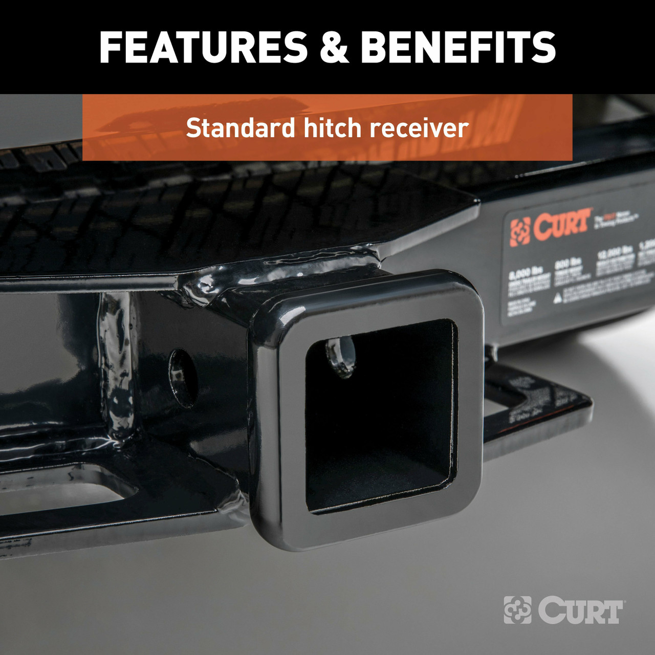 2020-2025 Toyota Highlander Excluding XSE CURT Class 3 Trailer Hitch, 2" Receiver + 2" Ball + 1-7/8" Ball Kit
