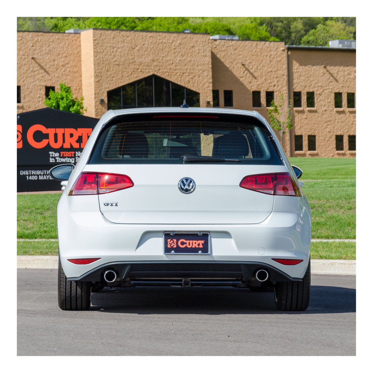 2015-2024 Volkswagen GTI All Class 1 Trailer Hitch, 1-1/4" Receiver + 2" Ball + 1-7/8" Ball Kit