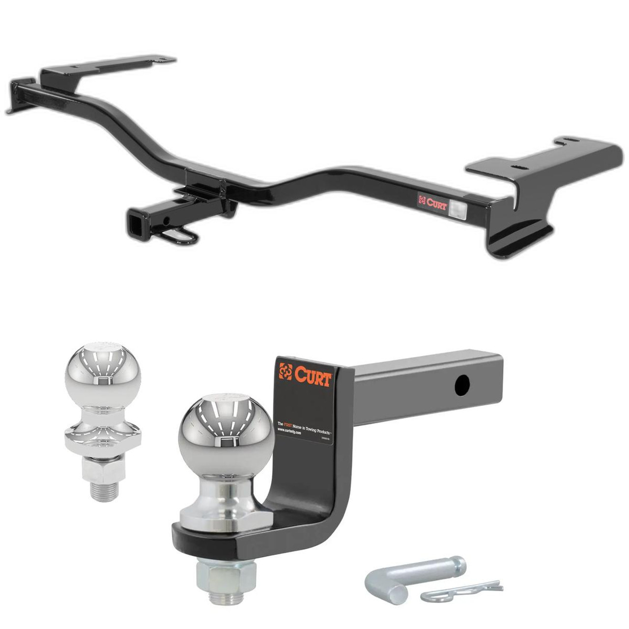 2010-2011 Mercury Milan All Class 1 Hitch, 1-1/4" Receiver + 2" Ball + 1-7/8" Ball Kit