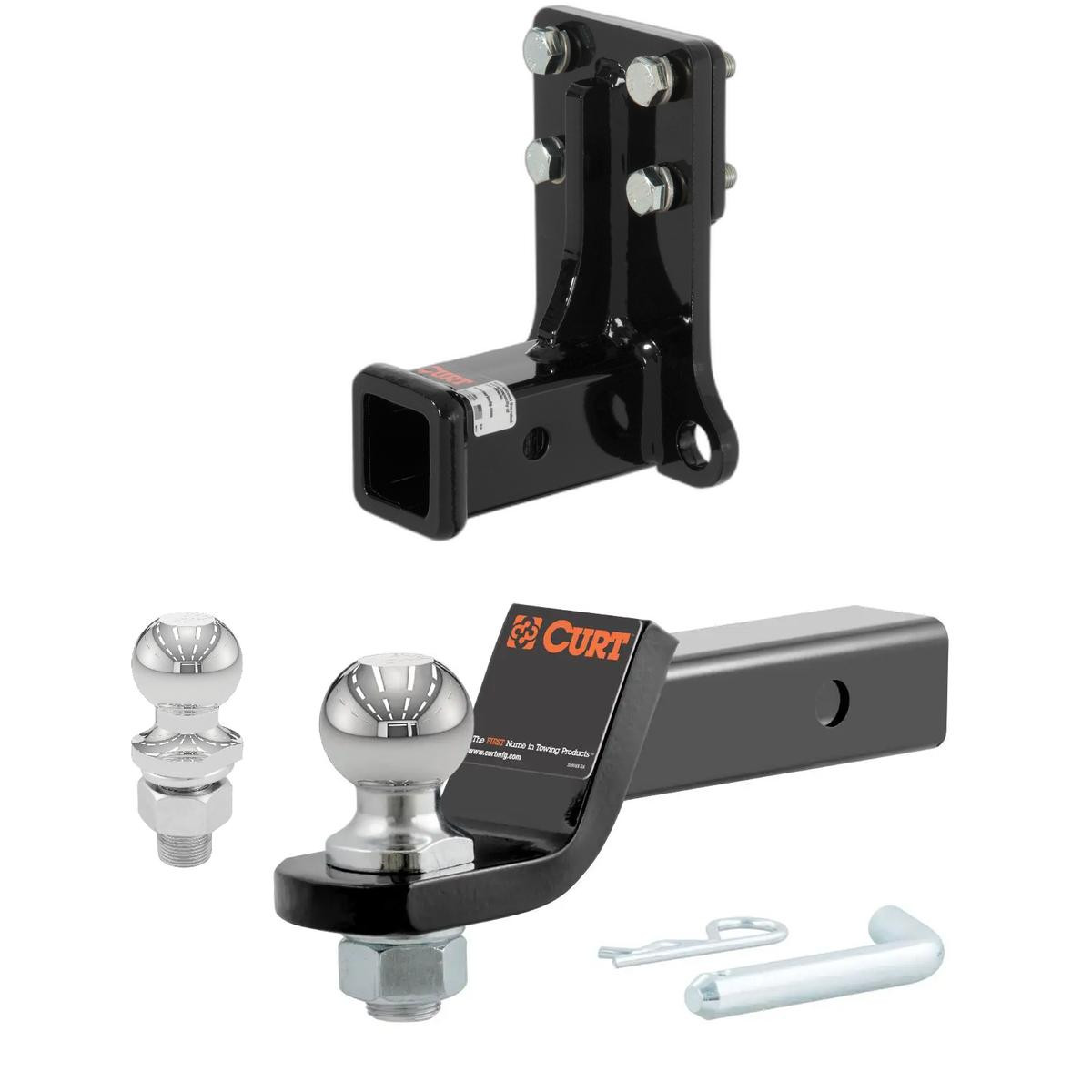 1999-2001 Mercedes-Benz ML430 All CURT Class 3 Hitch, 2" Receiver + 2" Ball + 1-7/8" Ball Kit