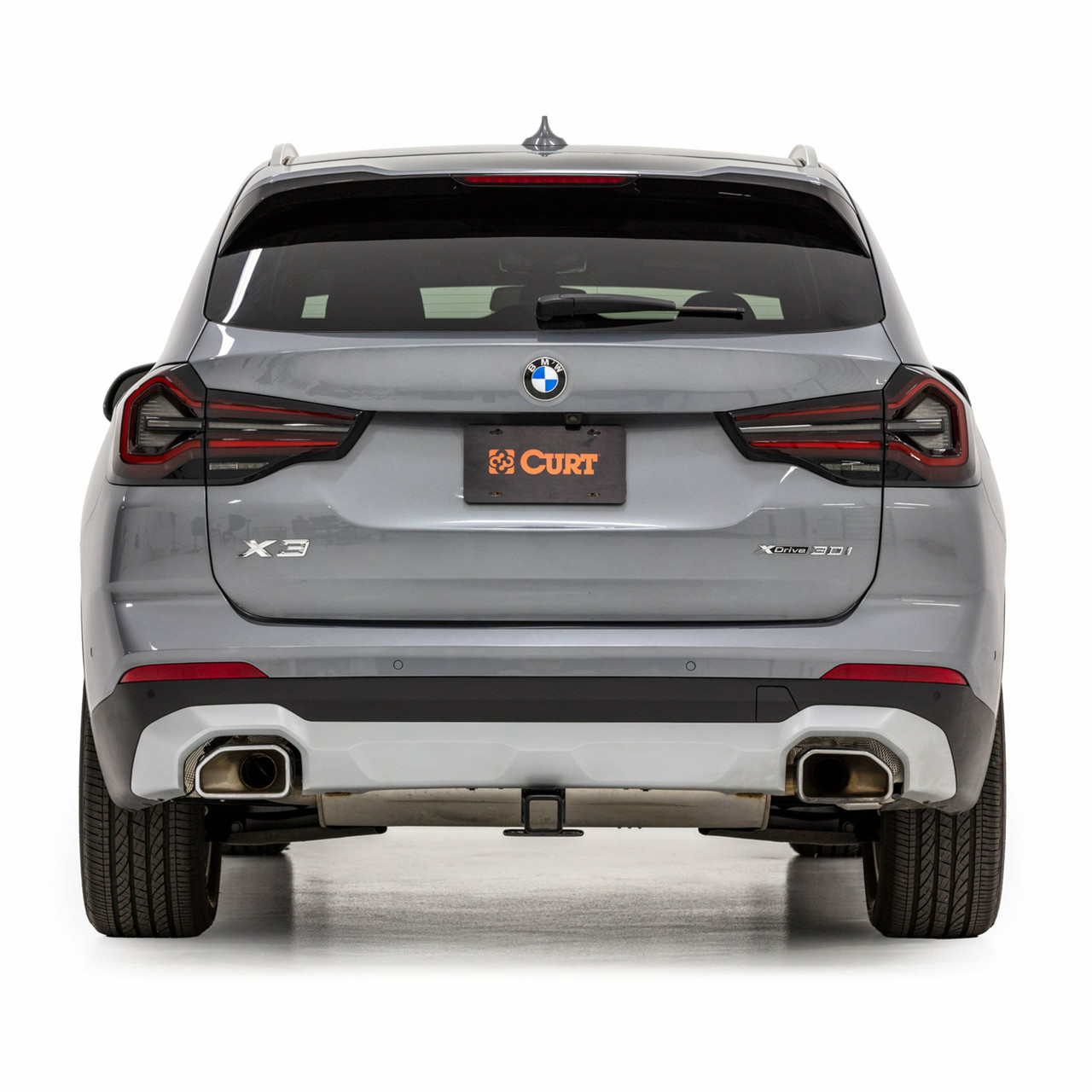2011-2025 BMW X3 All CURT Class 3 Trailer Hitch, 2" Receiver + 2" Ball + 1-7/8" Ball Kit