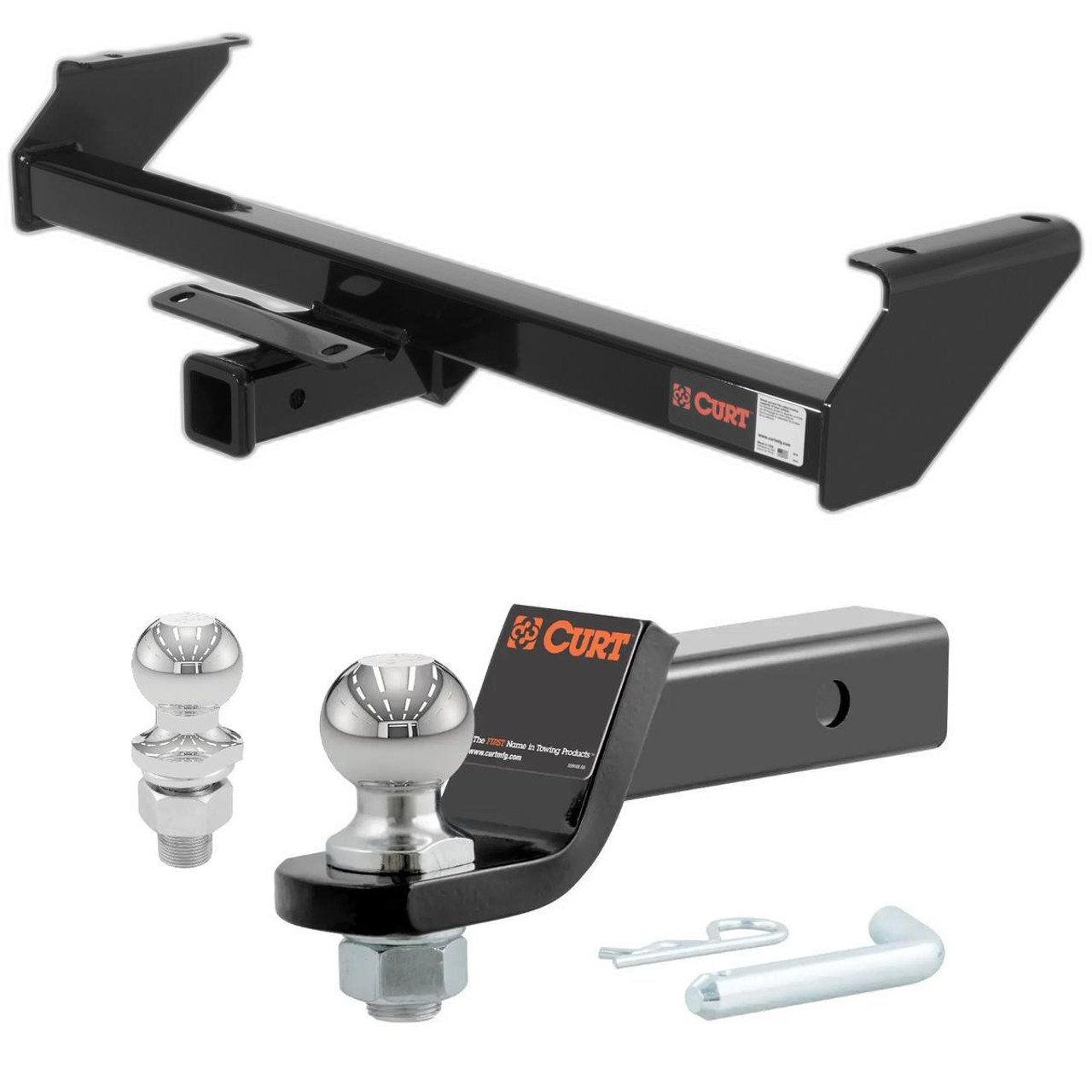 2000-2006 Toyota Tundra Excludes towable bumper models CURT Class 3 Trailer Hitch, 2" Receiver + 2" Ball + 1-7/8" Ball Kit
