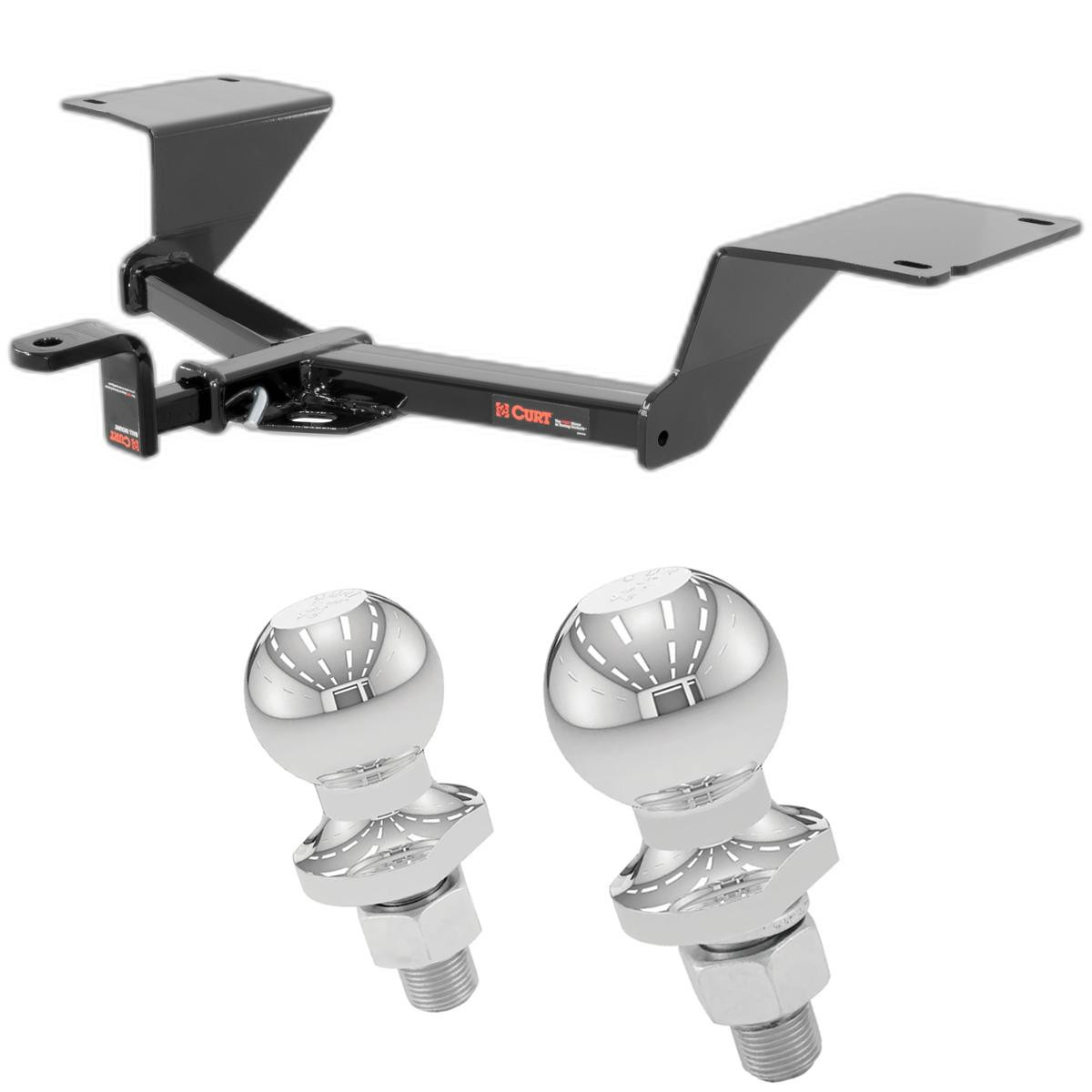 2016-2019 Chevrolet Cruze Sedan, Excluding Diesel Class 1 Trailer Hitch, 1-1/4" Ball Mount