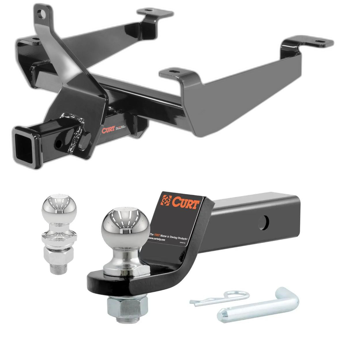 2019-2022 Land Rover Range Rover Sport Excluding Hybrid CURT Class 3 Trailer Hitch, 2" Receiver + 2" Ball + 1-7/8" Ball Kit