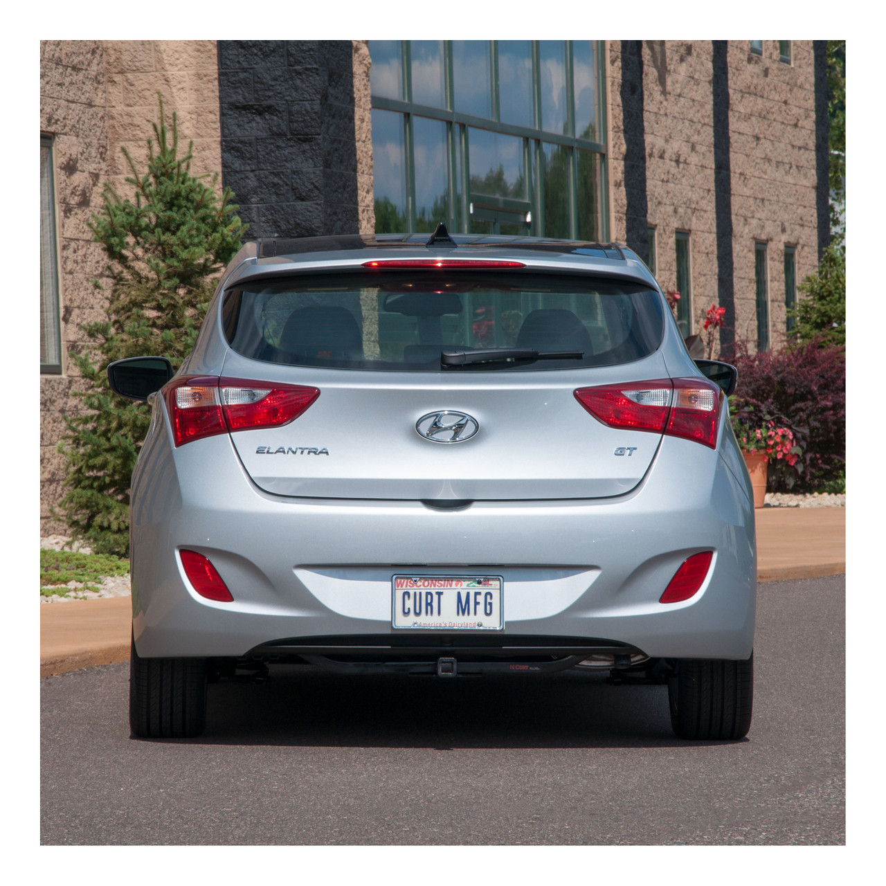 2013-2017 Hyundai Elantra GT Base Class 1 Trailer Hitch, 1-1/4" Receiver + 2" Ball + 1-7/8" Ball Kit
