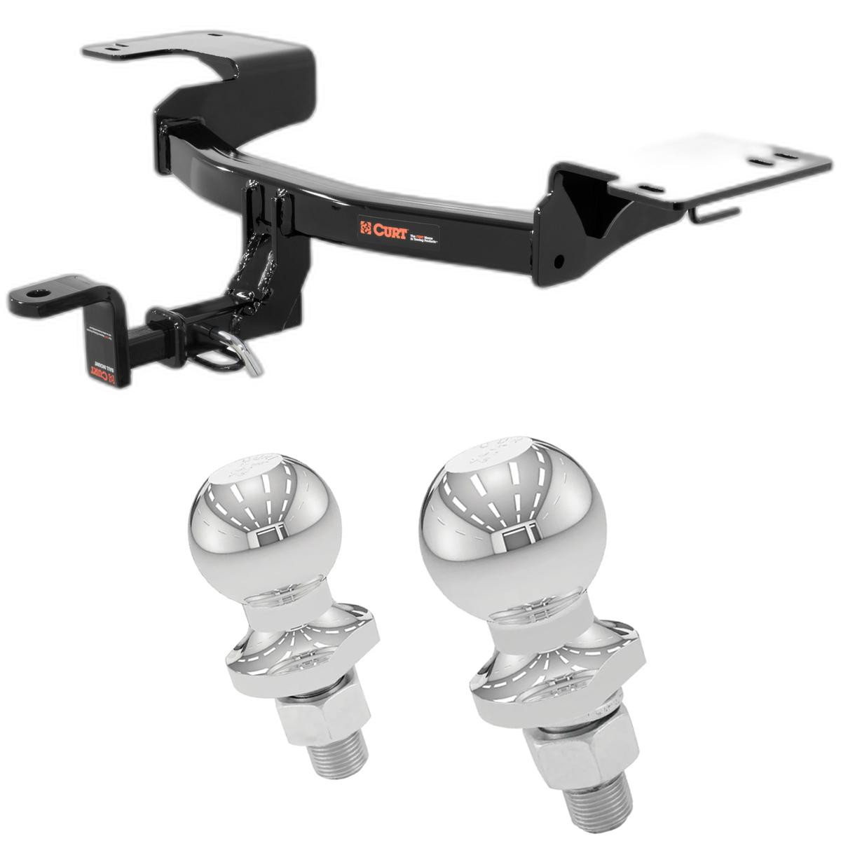 2012-2019 Fiat 500 Abarth Class 1 Trailer Hitch, 1-1/4" Ball Mount