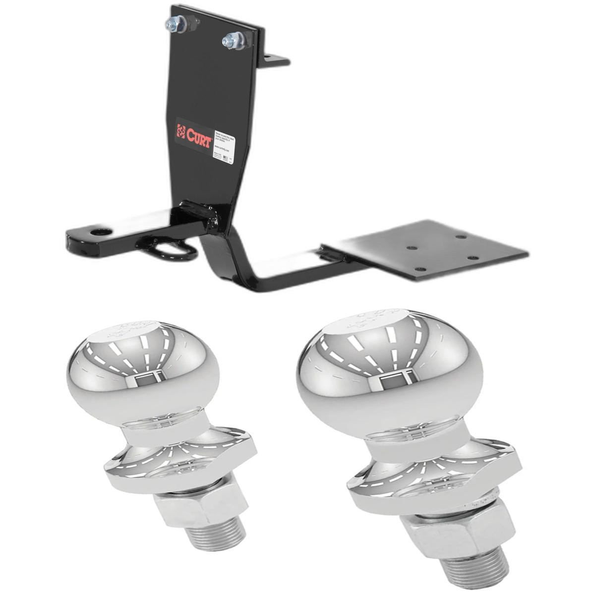 1991-1993 BMW 325i Sedan Class 1 Fixed-Tongue Trailer Hitch with 2" & 1-7/8" Ball