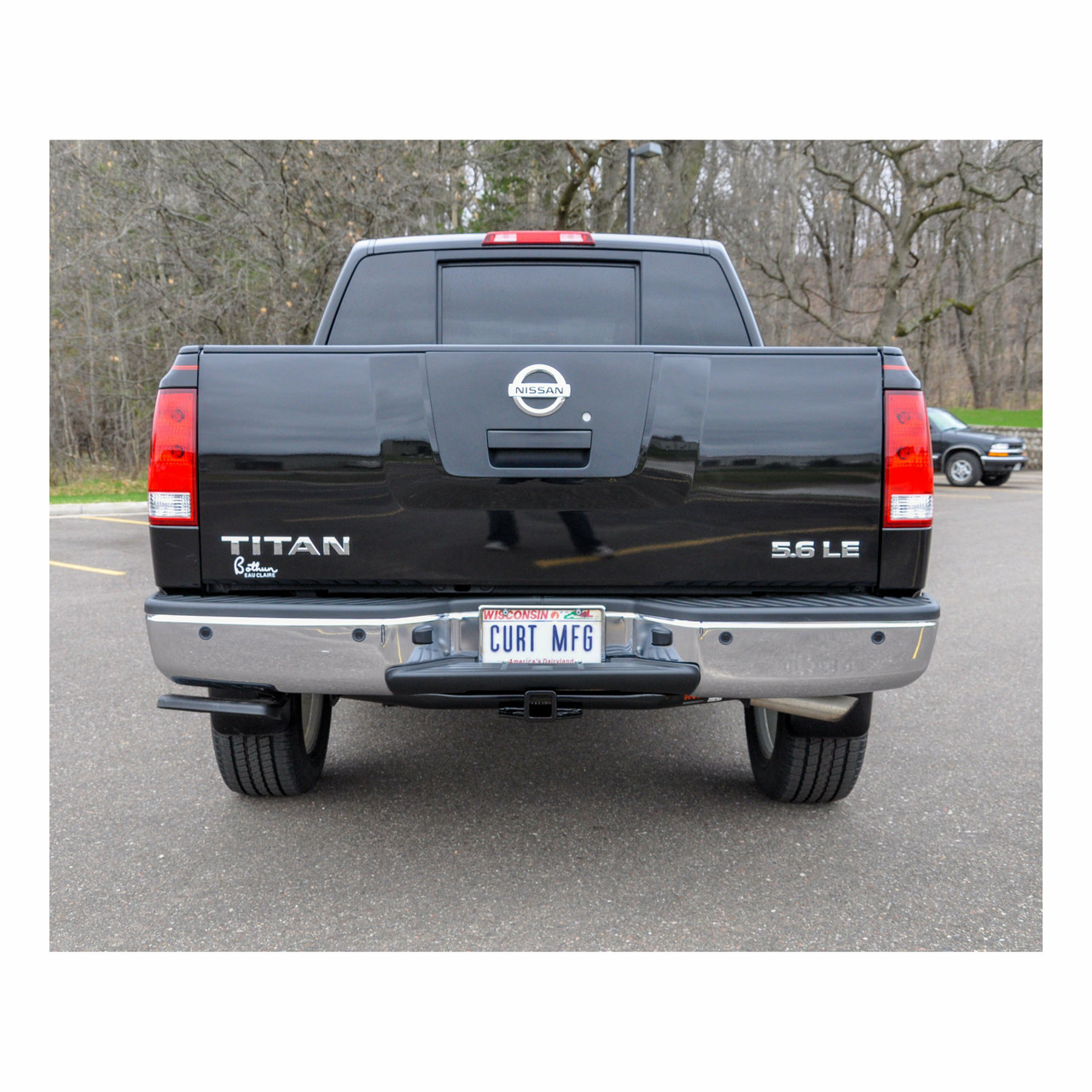 2008-2015 Nissan TITAN PRO-4X CURT Class 3 Trailer Hitch, 2" Receiver + 2" Ball + 1-7/8" Ball Kit