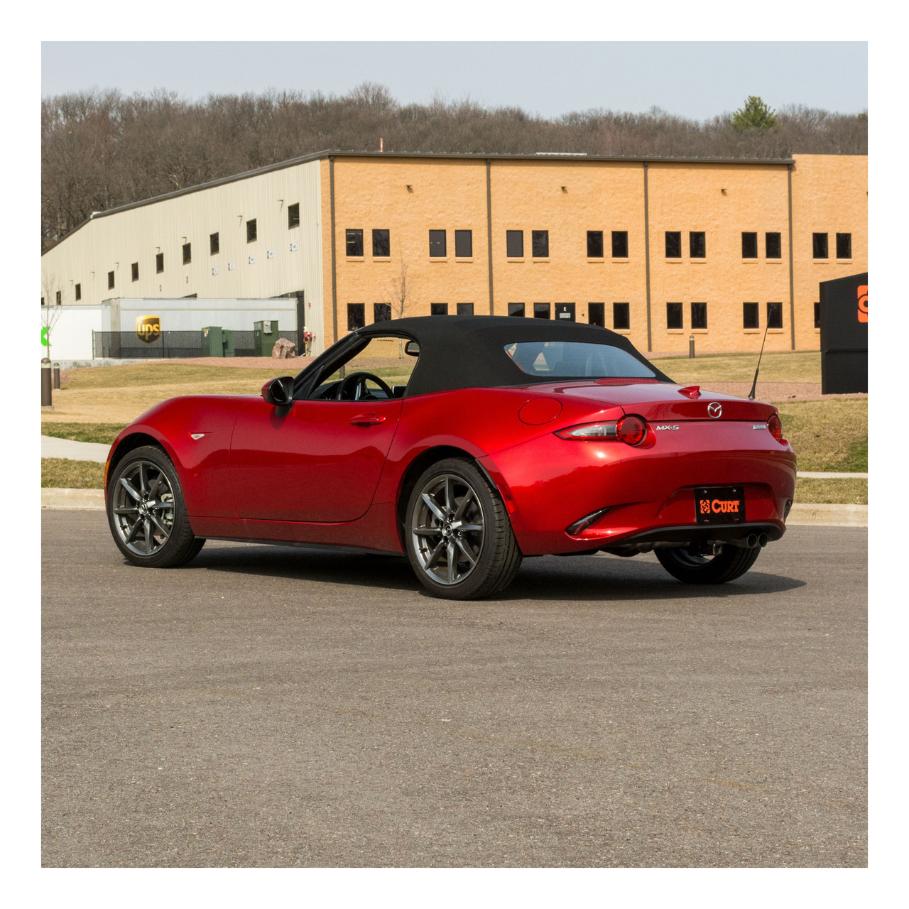 2016-2022 Mazda MX-5 Miata All Class 1 Trailer Hitch, 1-1/4" Receiver + 2" Ball + 1-7/8" Ball Kit