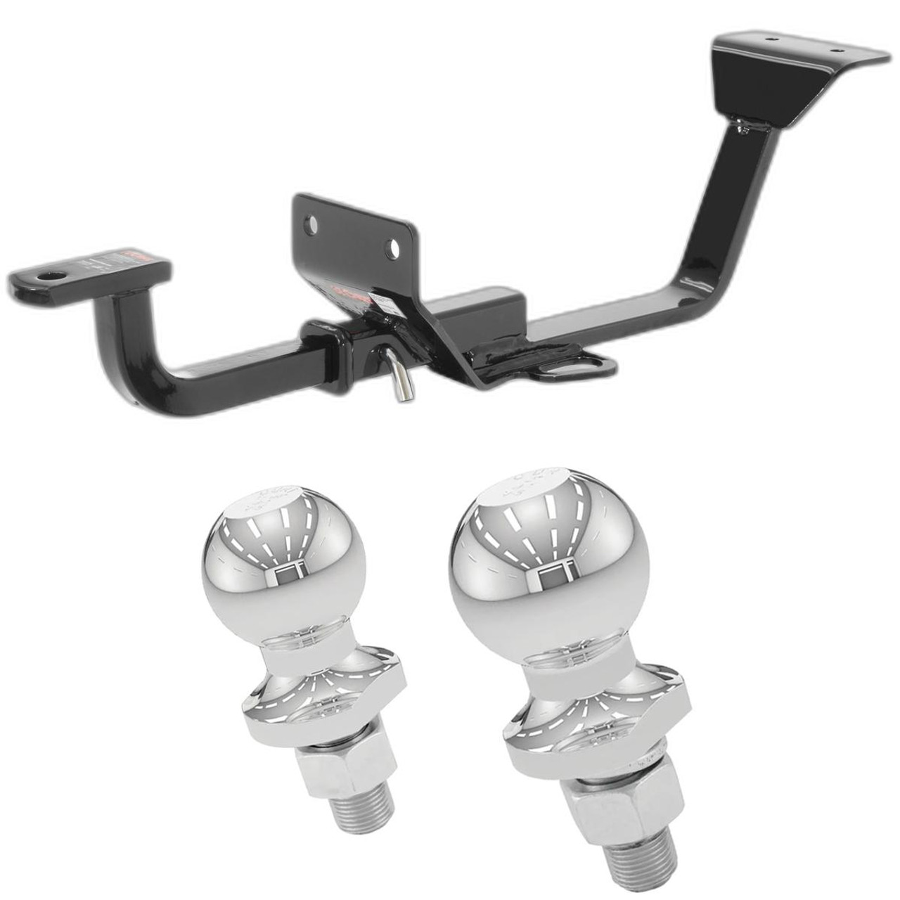 2007-2010 Jeep Grand Cherokee SRT8 With Center Dual Exhaust Class 1 Trailer Hitch, 1-1/4" Ball Mount