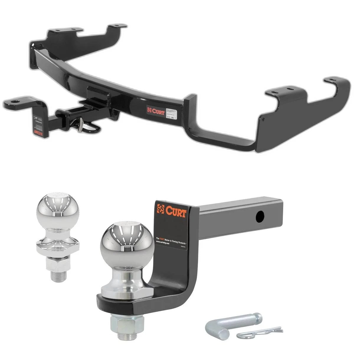 2004-2007 Dodge Caravan Except with Stow-n-Go and Sport Class 2 Hitch, 1-1/4" Mount