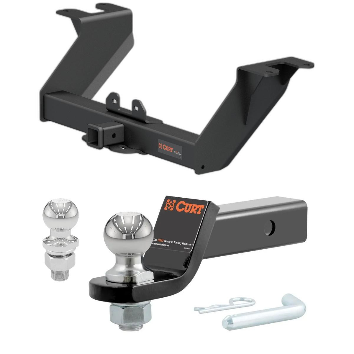 2022 Chevrolet Silverado 1500 LTD With Factory Receiver Xtra Duty CURT Class 5 Hitch, 2" Receiver + 2" Ball + 1-7/8" Ball Kit