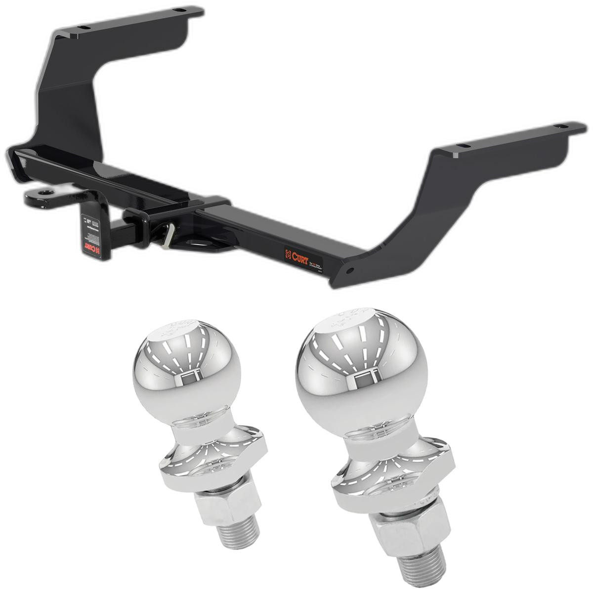 2017-2023 Subaru Impreza Hatchback, single exhaust Class 1 Trailer Hitch, 1-1/4" Ball Mount
