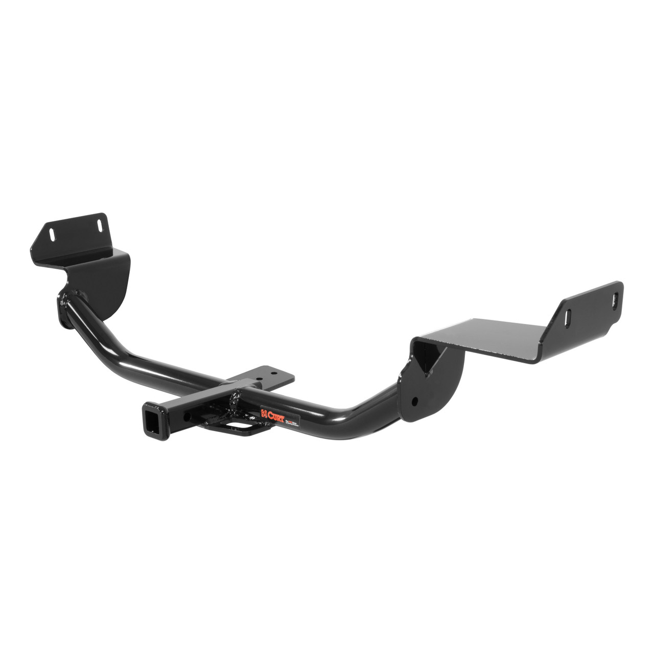 2014 - 2018 Kia Forte Sedan Curt 1-1/4" Class 1 Trailer Tow Hitch + 5-Flat Wiring Kit Tow Boat/Utility Trailer with Surge Brakes 11368