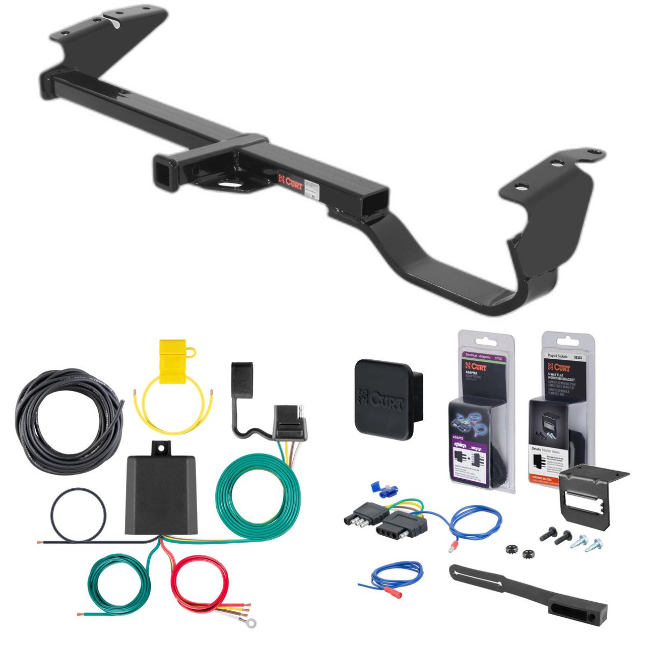 95 - 04 Toyota Avalon Curt 1-1/4" Class 2 Trailer Tow Hitch + 5-Flat Wiring Kit Tow Boat/Utility Trailer with Surge Brakes 12339 95 - 04 Toyota Avalon Curt 1-1/4" Class 2 Trailer Tow Hitch + 5-Flat Wiring Kit Tow Boat/Utility Trailer with Surge Brakes 12339
