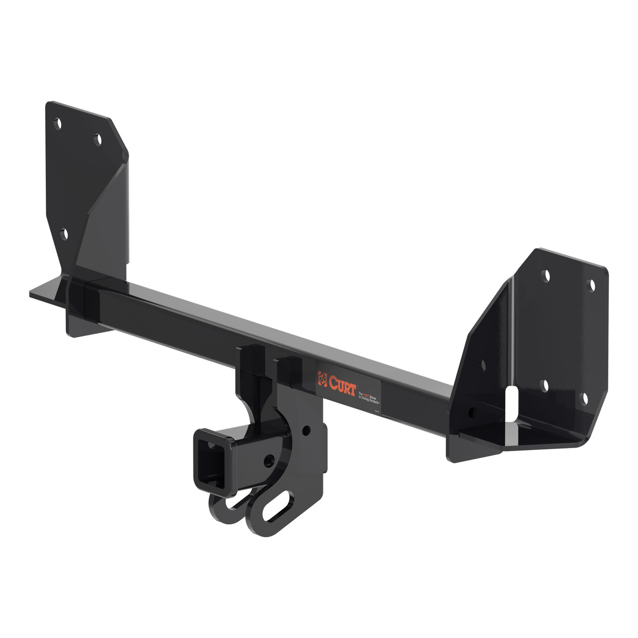 2018 - 2020 Volvo XC60 Curt 2" Class 3 Trailer Tow Hitch + 5-Flat Wiring Kit Tow Boat/Utility Trailer with Surge Brakes 13467