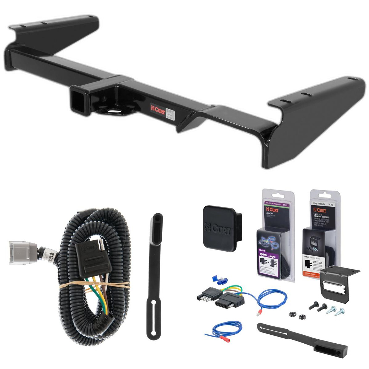 01 - 03 Lexus RX300  Curt 2" Class 3 Trailer Tow Hitch + 5-Flat Wiring Kit Tow Boat/Utility Trailer with Surge Brakes 13429 01 - 03 Lexus RX300  Curt 2" Class 3 Trailer Tow Hitch + 5-Flat Wiring Kit Tow Boat/Utility Trailer with Surge Brakes 13429