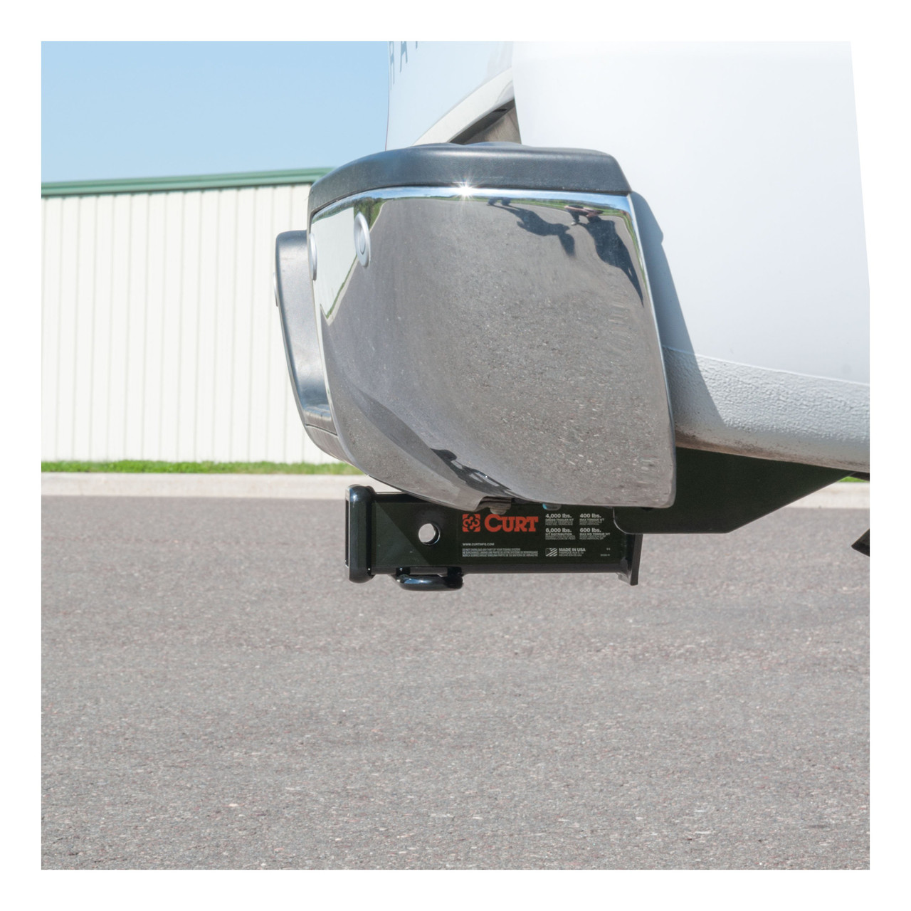 2012 - 2018 Ford Ranger Mexico only Curt 2" Class 3 Trailer Tow Hitch + 5-Flat Wiring Kit Tow Boat/Utility Trailer with Surge Brakes 13287