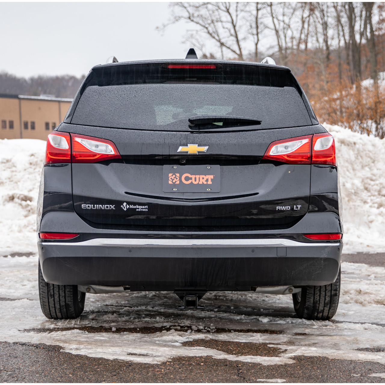 2018 GMC Terrain Excluding diesel Curt 2" Class 3 Trailer Tow Hitch + 5-Flat Wiring Kit Tow Boat/Utility Trailer with Surge Brakes 13439