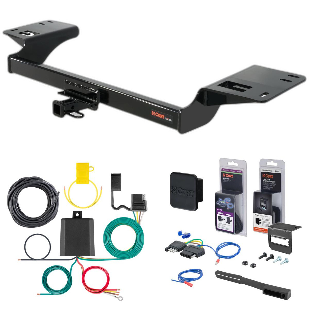 10- 12 Lincoln MKS Curt 1-1/4" Class 2 Trailer Tow Hitch + 5-Flat Wiring Kit Tow Boat/Utility Trailer with Surge Brakes 12088 10- 12 Lincoln MKS Curt 1-1/4" Class 2 Trailer Tow Hitch + 5-Flat Wiring Kit Tow Boat/Utility Trailer with Surge Brakes 12088