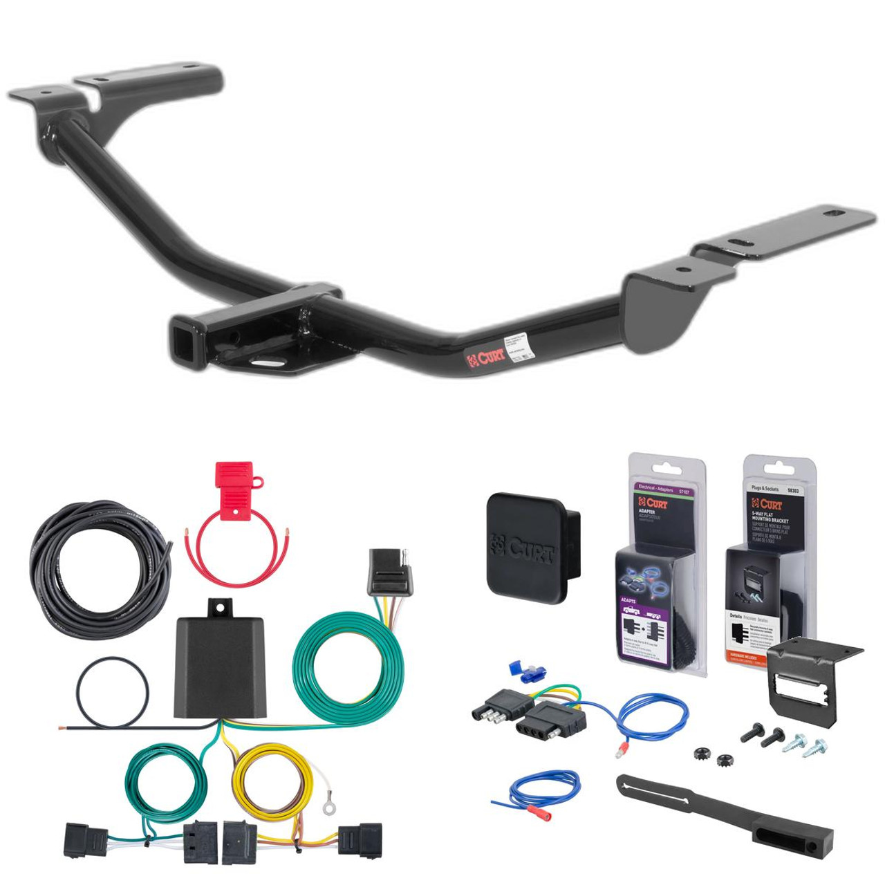 07 - 10 Lincoln MKX Fits beneath factory 1-1/4" receiver Curt 1-1/4" Class 2 Trailer Tow Hitch + 5-Flat Wiring Kit Tow Boat/Utility Trailer with Surge Brakes 12036 07 - 10 Lincoln MKX Fits beneath factory 1-1/4" receiver Curt 1-1/4" Class 2 Trailer Tow Hitch + 5-Flat Wiring Kit Tow Boat/Utility Trailer with Surge Brakes 12036