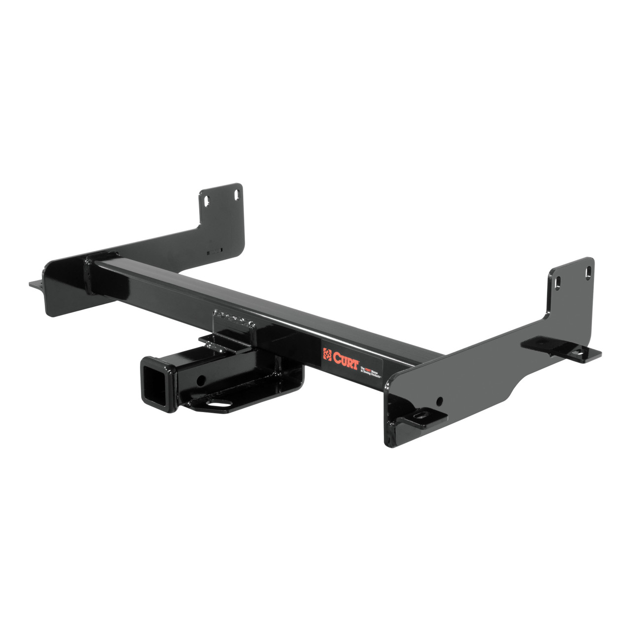 2015 - 2026 Ford Transit-250 Curt 2" Class 4 Trailer Tow Hitch + 5-Flat Wiring Kit Tow Boat/Utility Trailer with Surge Brakes 14012