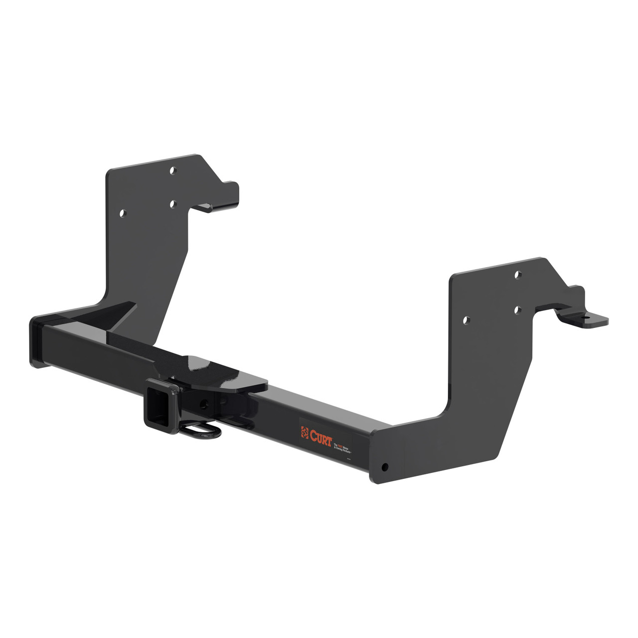 2007 - 2021 Freightliner Sprinter 3500 Cargo van with standard bumper Curt 2" Class 3 Trailer Tow Hitch + 5-Flat Wiring Kit Tow Boat/Utility Trailer with Surge Brakes 13388
