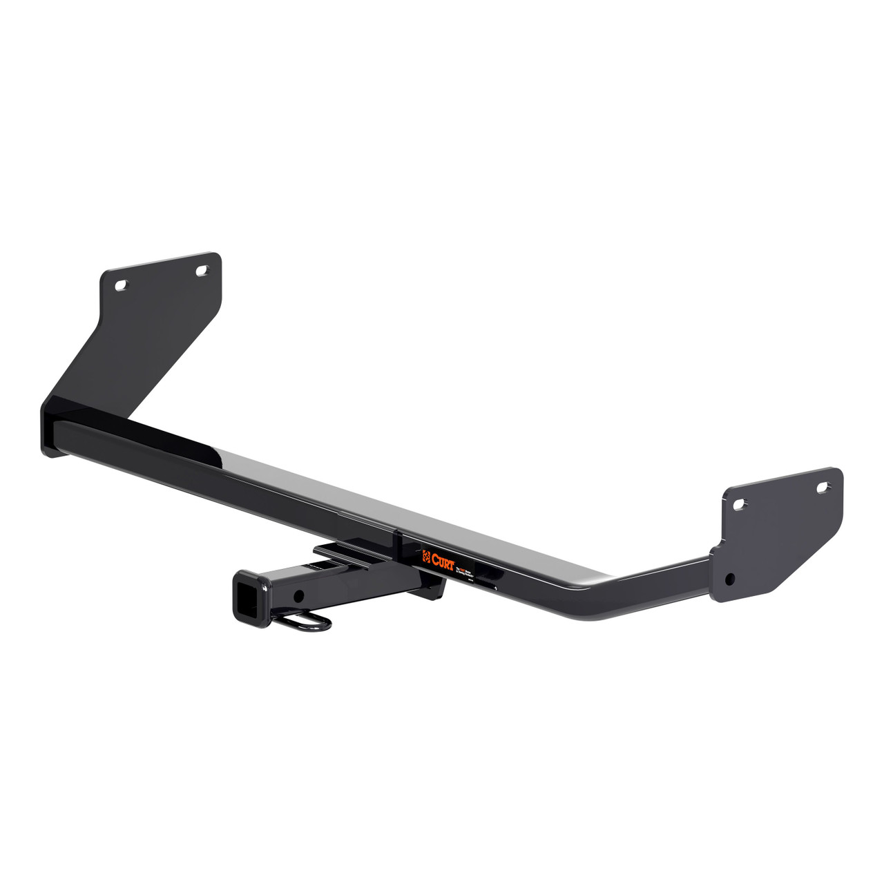 2017 - 2022 Hyundai Ioniq Excluding Electric or Plug-In Curt 1-1/4" Class 1 Trailer Tow Hitch + 5-Flat Wiring Kit Tow Boat/Utility Trailer with Surge Brakes 11486