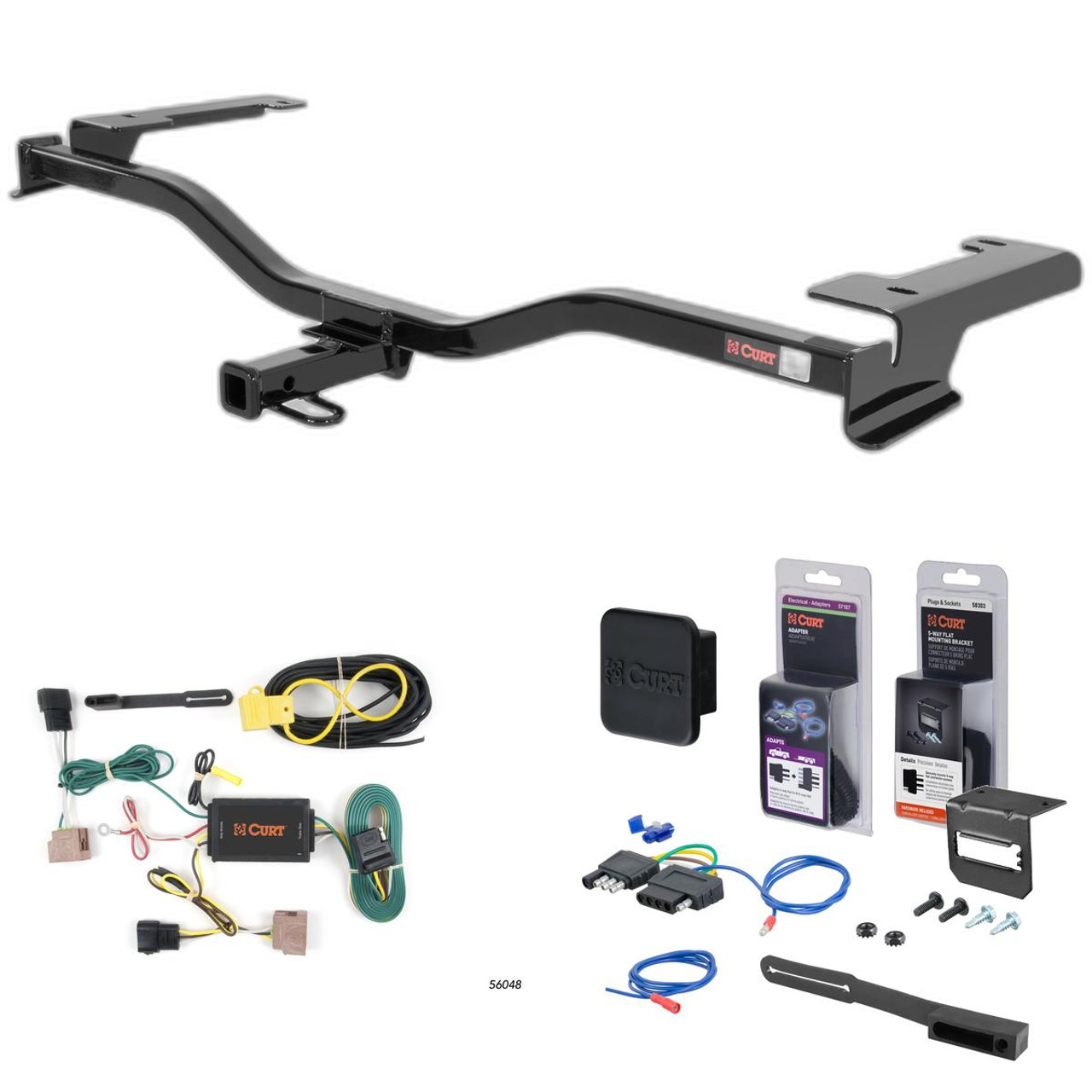 10 - 12 Ford Fusion Curt 1-1/4" Class 1 Trailer Tow Hitch + 5-Flat Wiring Kit Tow Boat/Utility Trailer with Surge Brakes 11390 10 - 12 Ford Fusion Curt 1-1/4" Class 1 Trailer Tow Hitch + 5-Flat Wiring Kit Tow Boat/Utility Trailer with Surge Brakes 11390