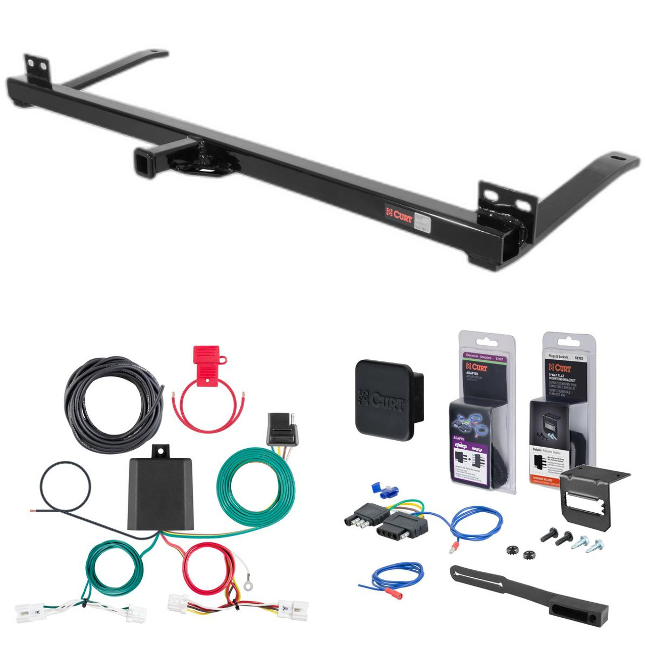 78 - 87 Buick Regal RWD, excluding wagon Curt 1-1/4" Class 2 Trailer Tow Hitch + 5-Flat Wiring Kit Tow Boat/Utility Trailer with Surge Brakes 12005 78 - 87 Buick Regal RWD, excluding wagon Curt 1-1/4" Class 2 Trailer Tow Hitch + 5-Flat Wiring Kit Tow Boat/Utility Trailer with Surge Brakes 12005