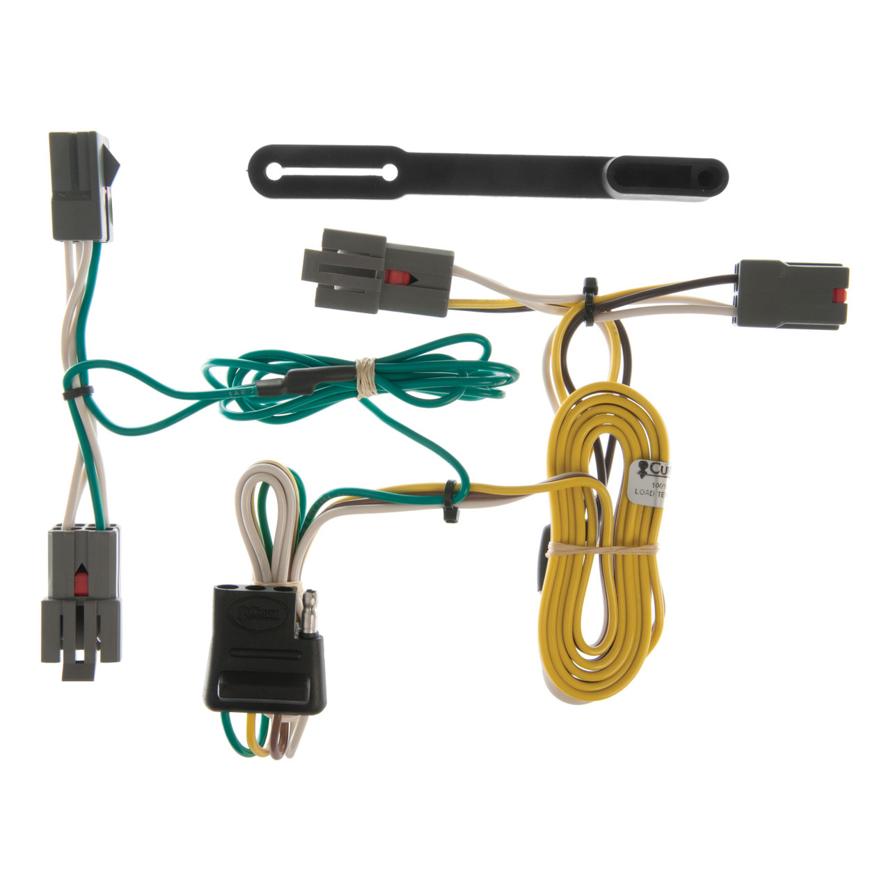 1994 - 2004 Ford Mustang Coupe Curt 1-1/4" Class 1 Trailer Tow Hitch + 5-Flat Wiring Kit Tow Boat/Utility Trailer with Surge Brakes 11041