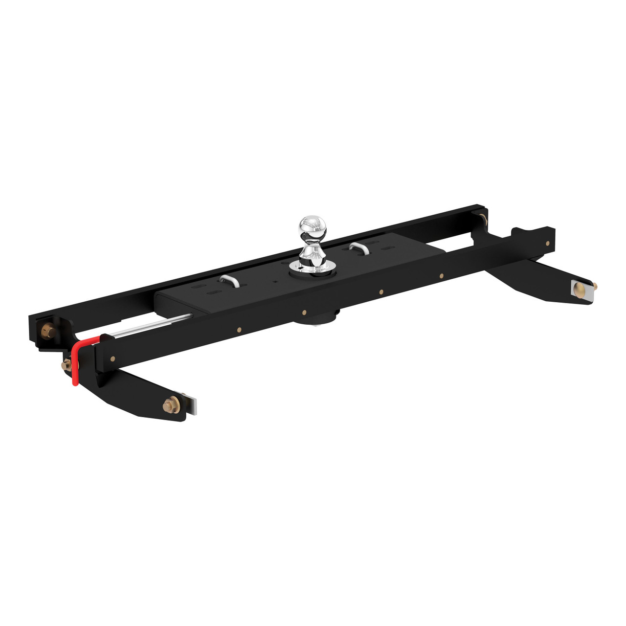 CURT Double Lock Gooseneck Hitch Kit w/ Brackets, Select Silverado, Sierra 2500, 3500 Gooseneck Trailer Hitch Mount Kit