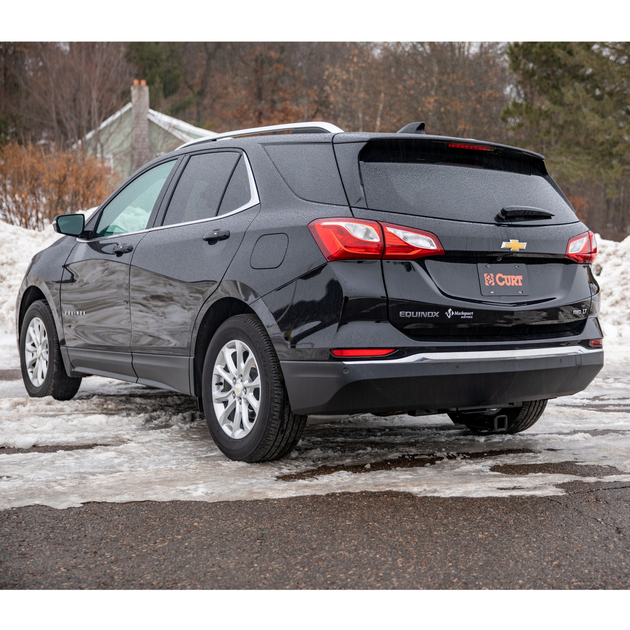 CURT 18-23 GMC Terrain Excluding diesel Class 3, 2" Trailer Hitch w/ 4-flat Wiring Kit