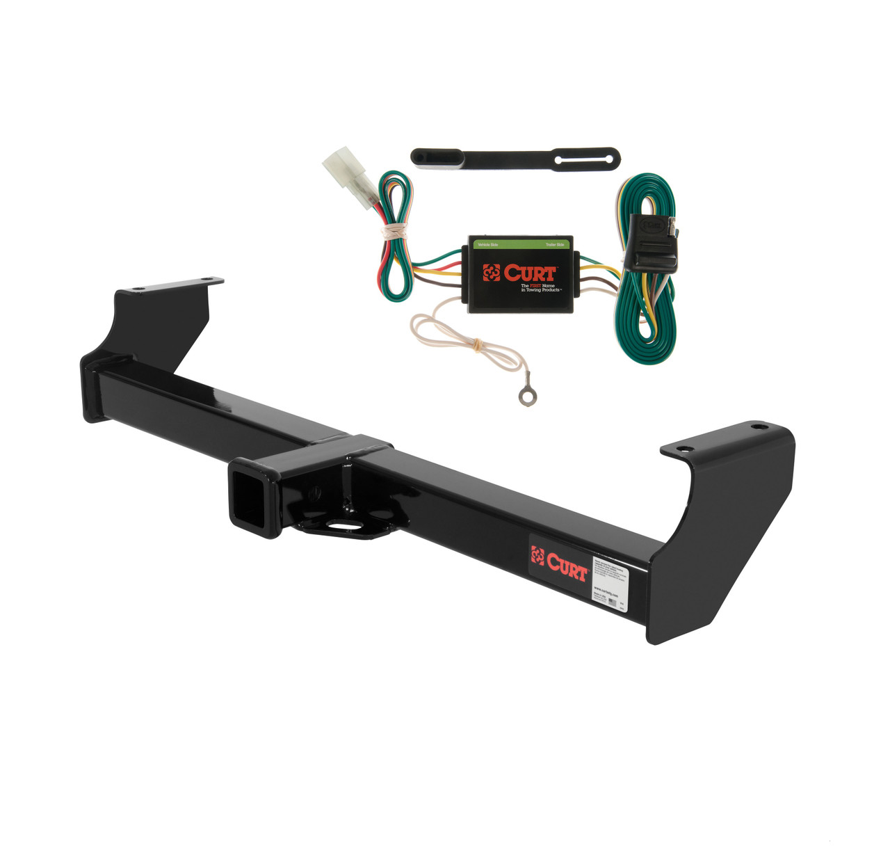CURT 99-05 Suzuki Grand Vitara Excluding XL-7 Class 3, 2" Trailer Hitch w/ 4-flat Wiring Kit