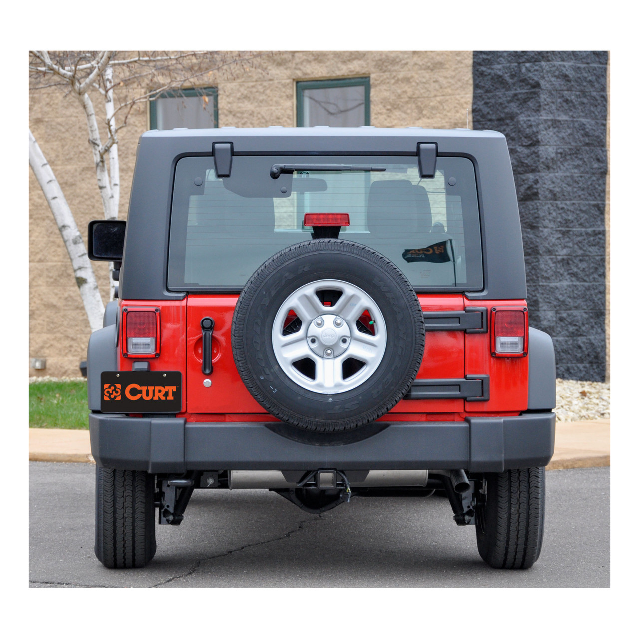 CURT Class 3 Trailer Hitch, 2" Receiver, Select Jeep Wrangler JK Trailer Hitch