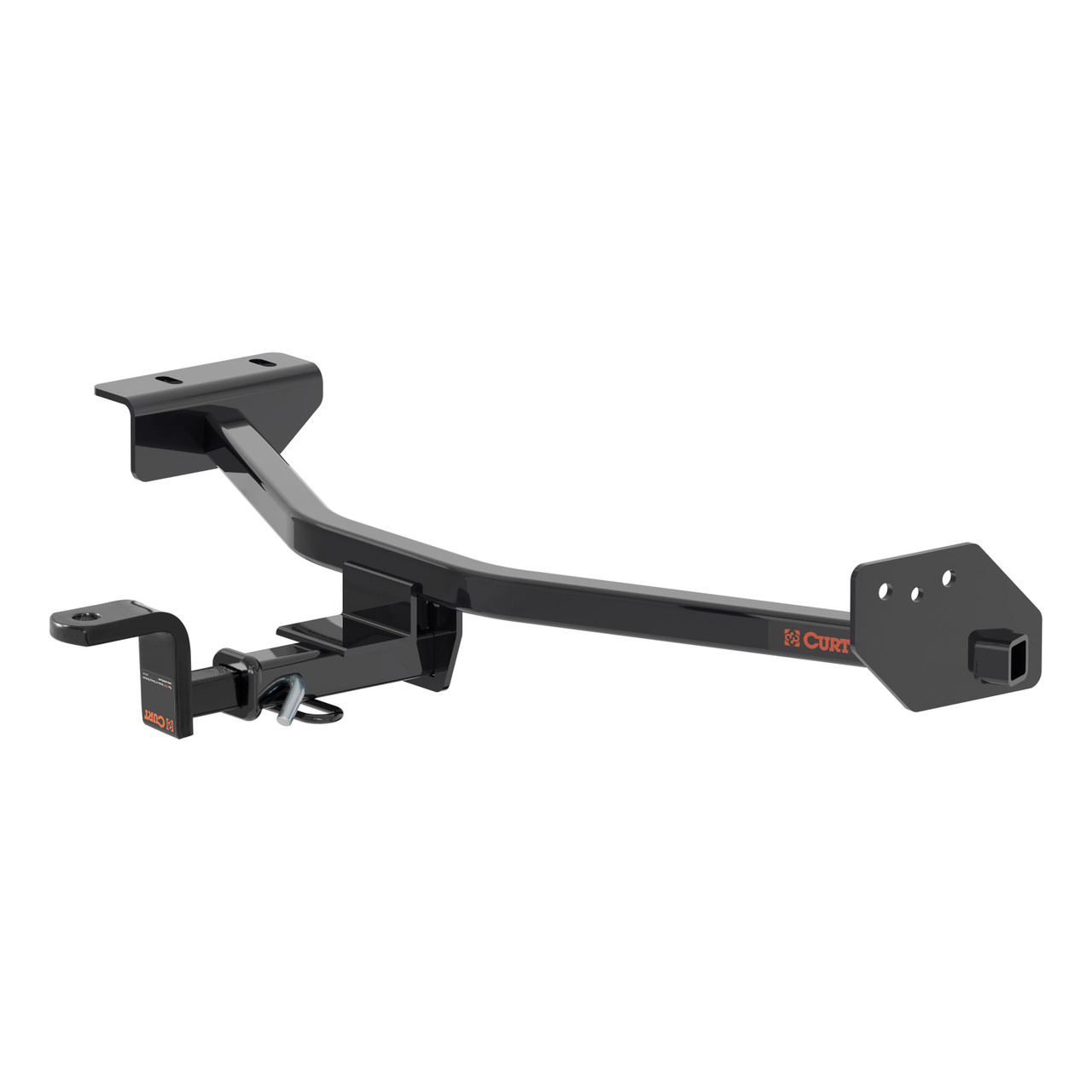 CURT 116483 Class 1   Trailer Hitch with Ball Mount, 1-1/4-In Receiver, Fits Select Nissan Leaf