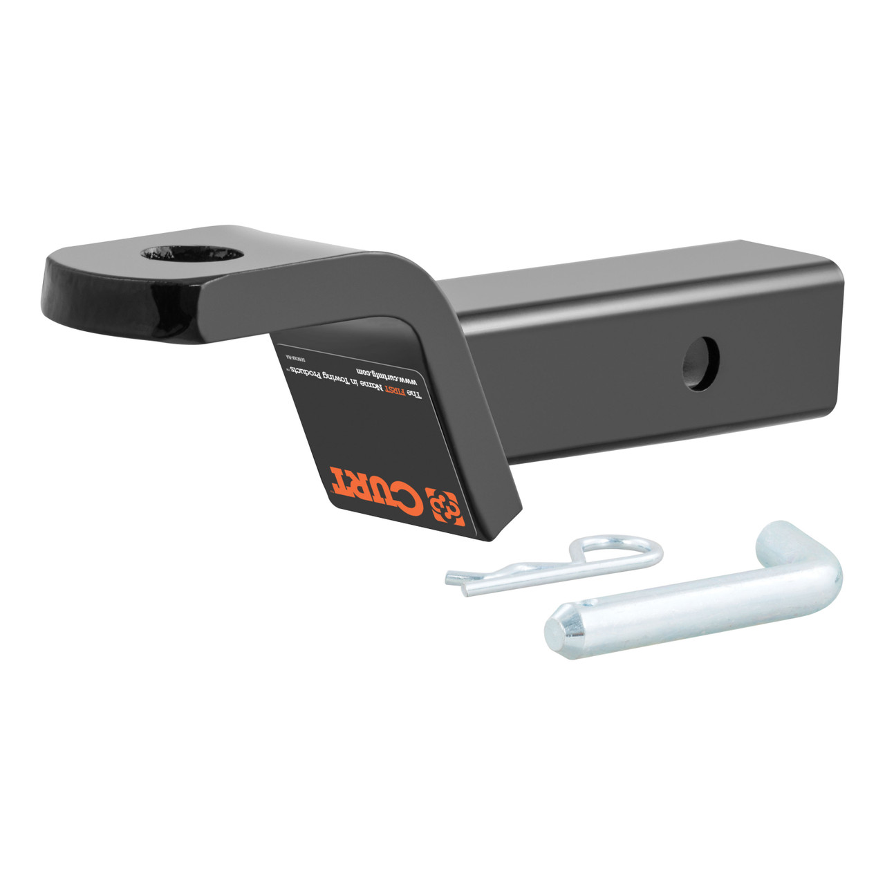 CURT Class 3 Ball Mount with Pin (2" Shank, 7,500 lbss., 2" Drop, 7-1/2" Long, in Box) Trailer Hitch Ball Mount