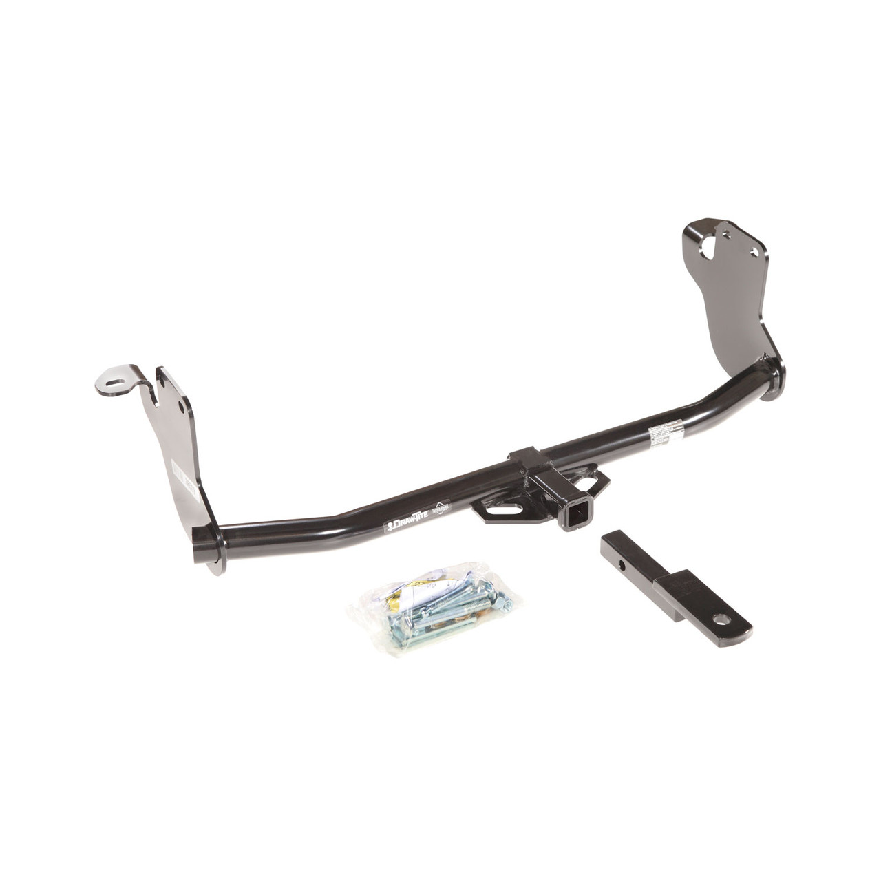 2011-2019 Mitsubishi Outlander Sport Draw-tite Class 2 Trailer Hitch, 1-1/4 Inch Square Receiver Bundle w/ Plug-n-Play T-One Wiring Harness