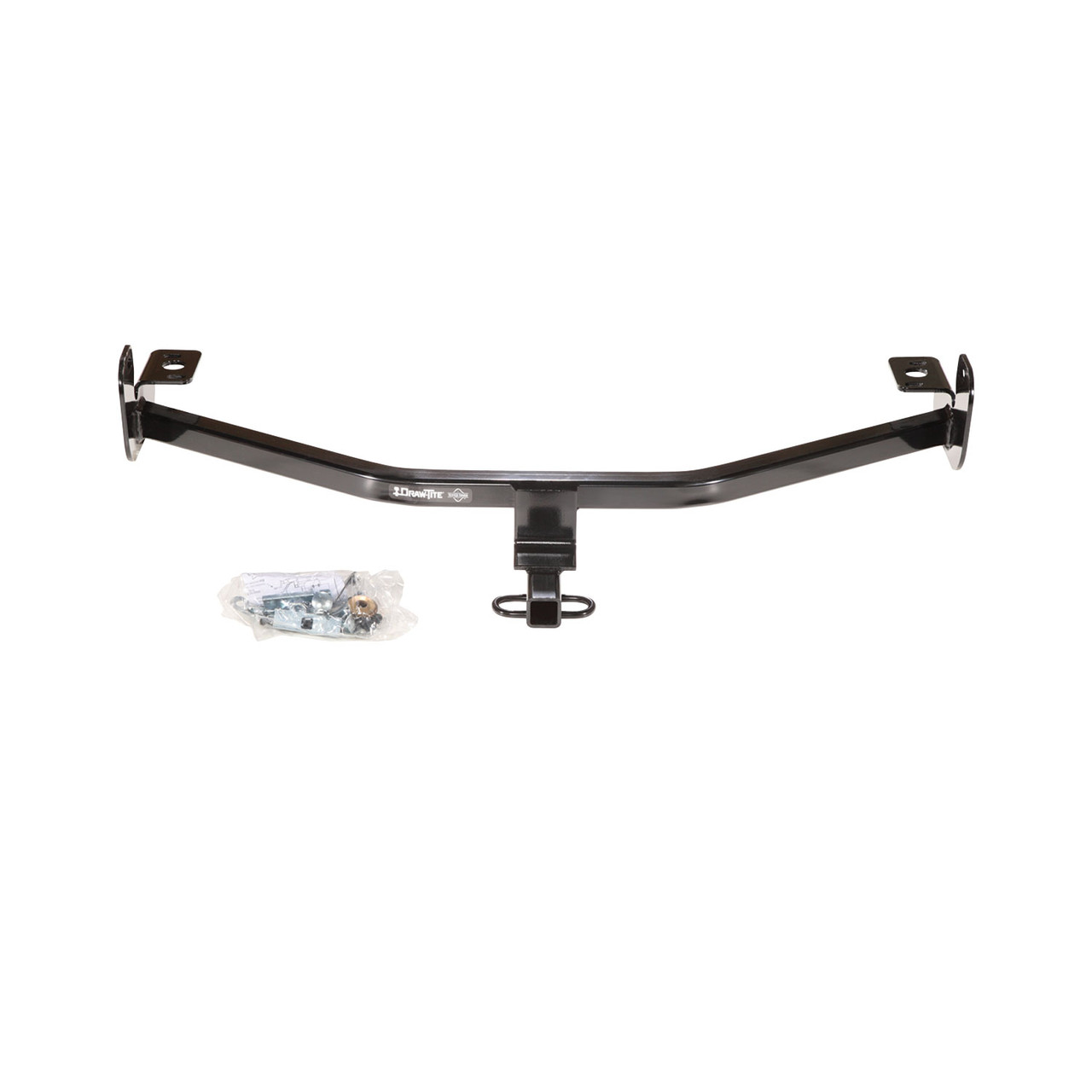 2012-2014 Ford Focus Hatchback, Except ST w/Center Exhaust Draw-tite Class 1 Trailer Hitch, 1-1/4 Inch Square Receiver Bundle w/ Plug-n-Play T-One Wiring Harness
