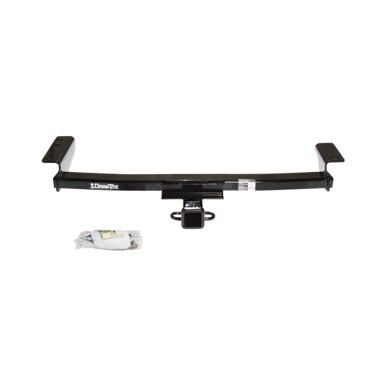 2009-2014 Nissan Murano Except w/Aero Kit & CrossCabriolet Draw-tite Class 3 Trailer Hitch, 2 Inch Square Receiver Bundle w/ Plug-n-Play T-One Wiring Harness