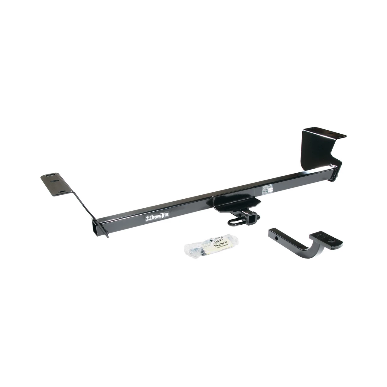 2009-2012 Volkswagen Routan Draw-tite Class 2 Trailer Hitch, 1-1/4 Inch Square Receiver Bundle w/ Plug-n-Play T-One Wiring Harness