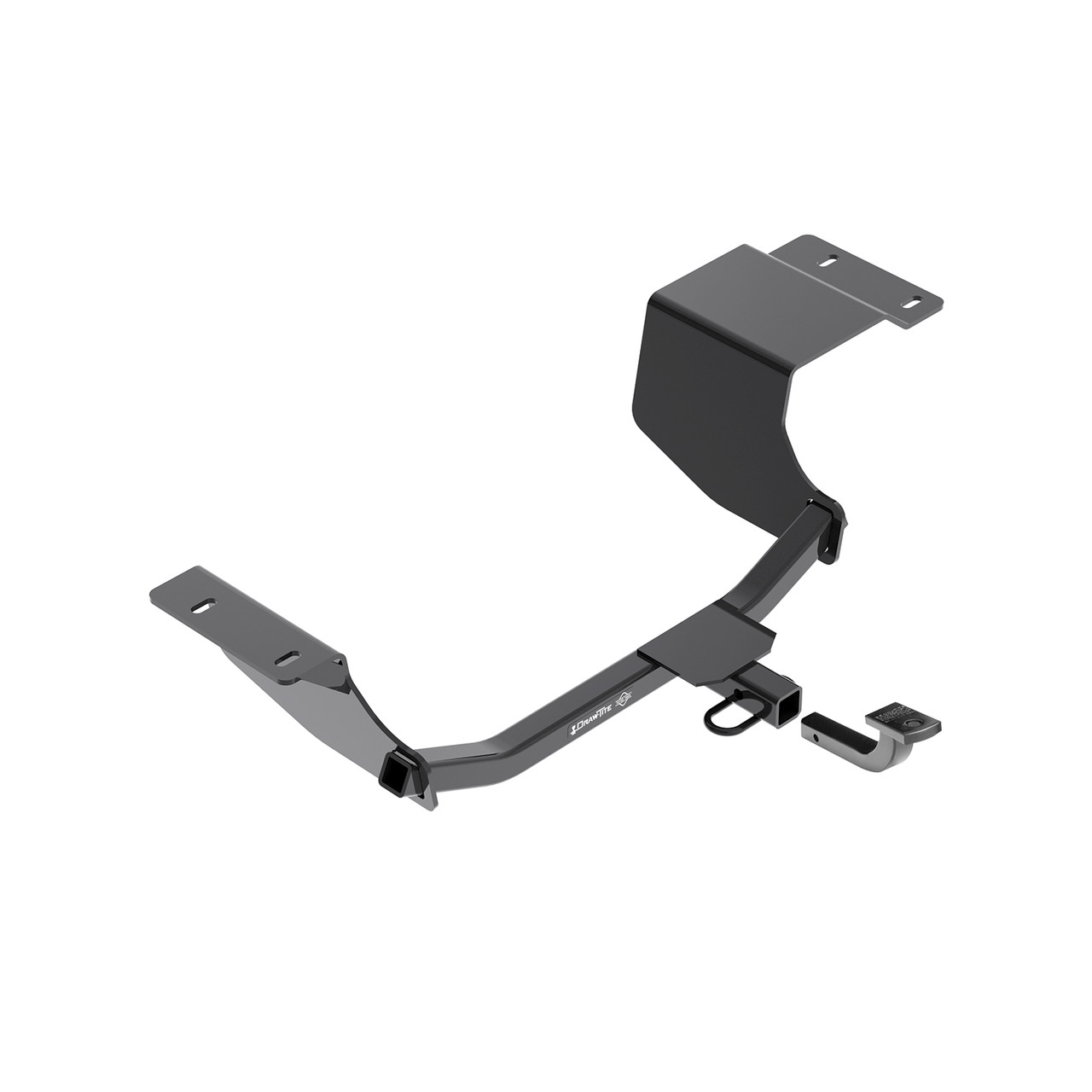 2011-2013 Ford Fiesta Hatchback Draw-tite Class 1 Trailer Hitch, 1-1/4 Inch Square Receiver Bundle w/ Plug-n-Play T-One Wiring Harness