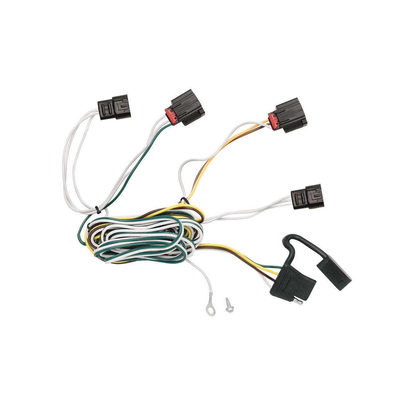 2010-2010 Dodge Journey Draw-tite Class 3 Trailer Hitch, 2 Inch Square Receiver Bundle w/ Plug-n-Play T-One Wiring Harness 75648