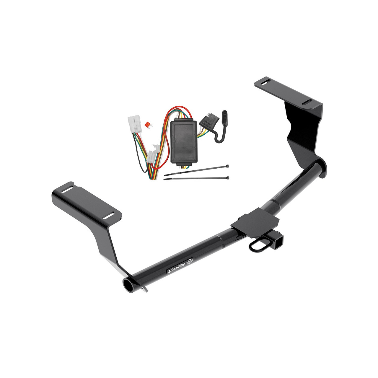 2013-2015 Subaru XV Crosstrek Except Hybrid Draw-tite Class 1 Trailer Hitch, 1-1/4 Inch Square Receiver Bundle w/ Plug-n-Play T-One Wiring Harness