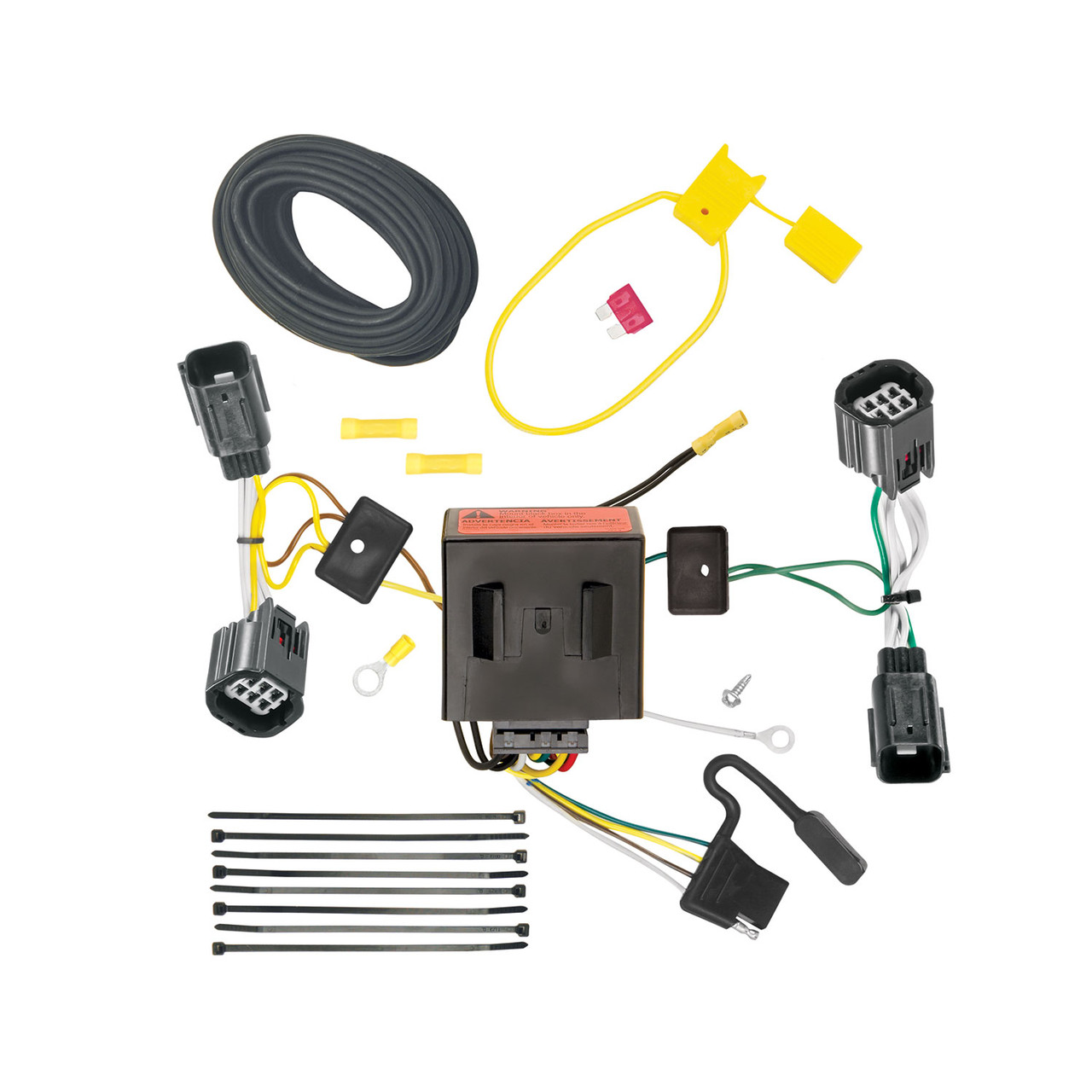 2011-2016 Chrysler Town & Country Draw-tite Class 2 Trailer Hitch, 1-1/4 Inch Square Receiver Bundle w/ Plug-n-Play T-One Wiring Harness